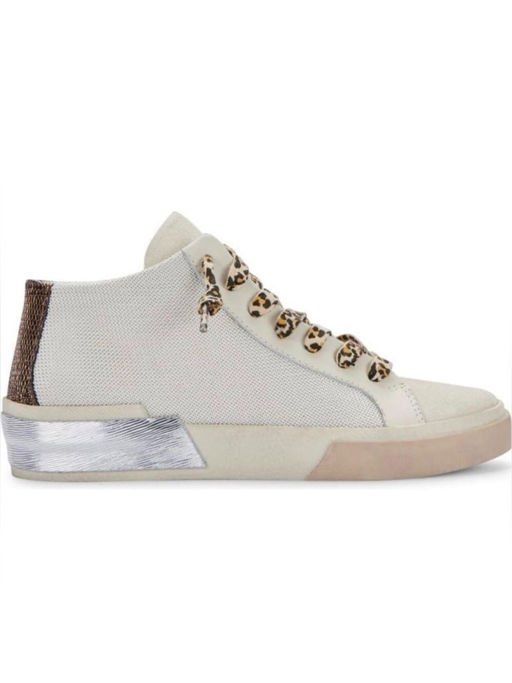 Dolce Vita Zoel Fashion Sneakers Shoes White Multi High Top Mesh - NWT